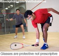 Council give squash tips ... to the blind